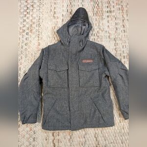 Burton Womens Medium Ski/Snowboard Grey Winter Jacket